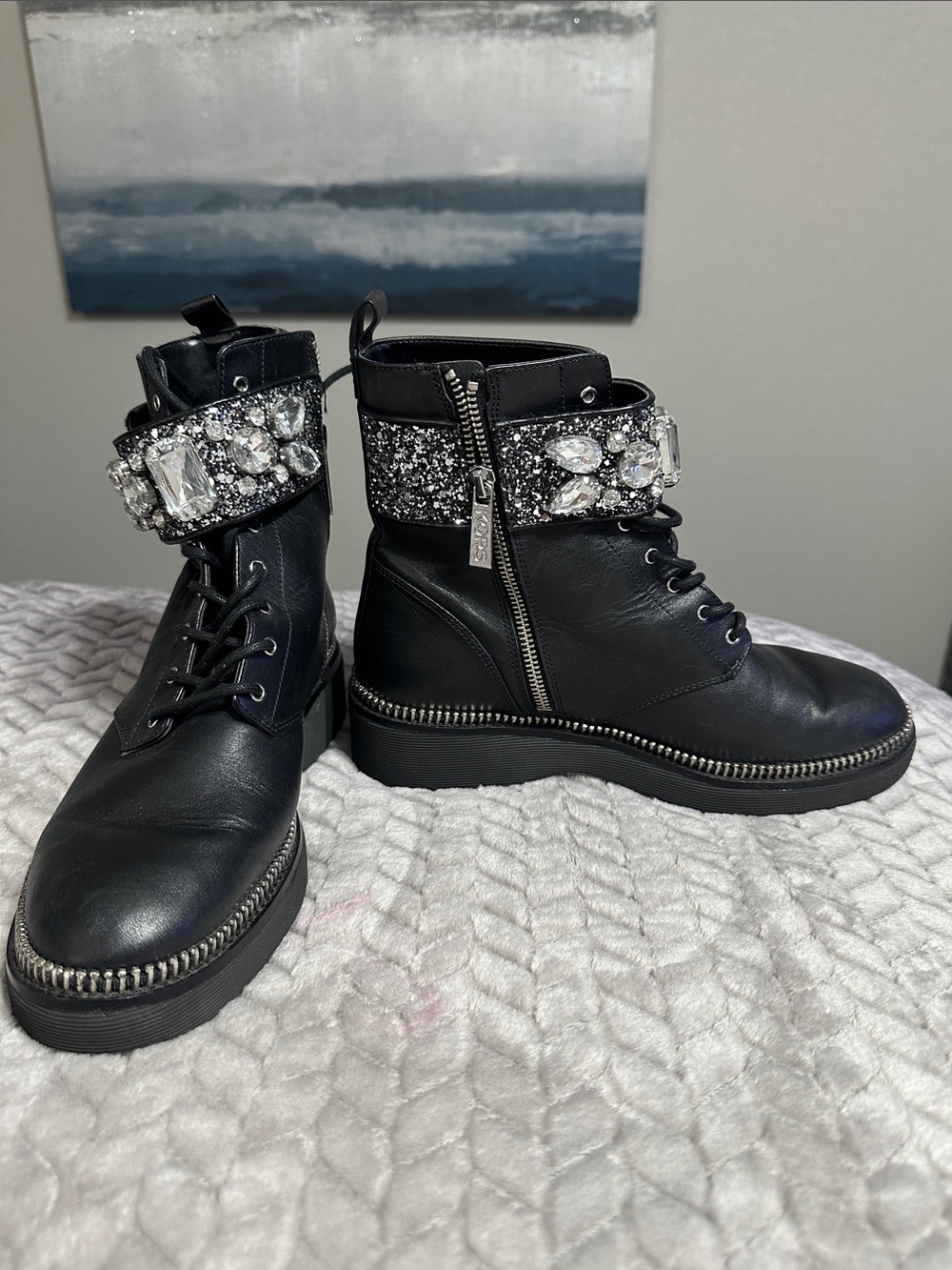 Black Michael Kors boots